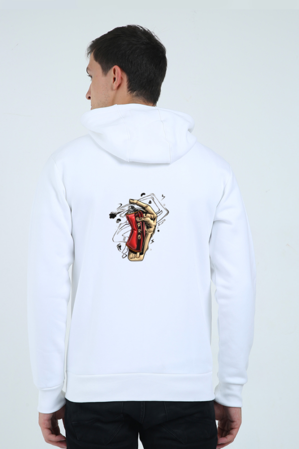 White Hoody with  3D